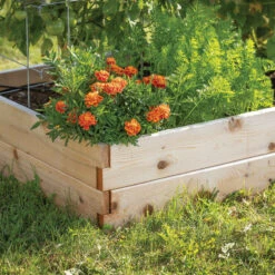 Cedar Raised Garden Bed – 3' X 6' -Verdant Bloom Store 06798 03 cedarraisedbed